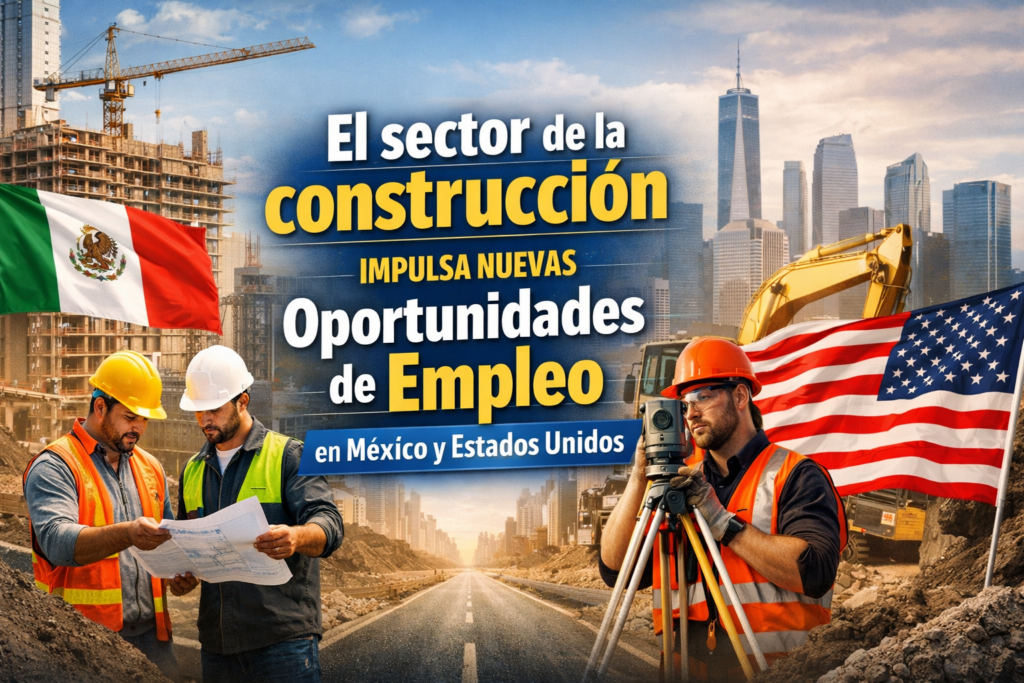 📰 El sector de la construcción impulsa nuevas oportunidades de empleo en México y Estados Unidos