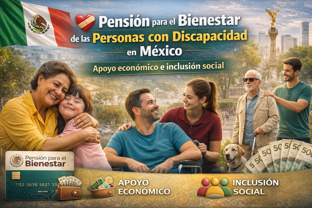 ❤️🩹 Pensión para el Bienestar de las Personas con Discapacidad en México: Apoyo económico e inclusión social