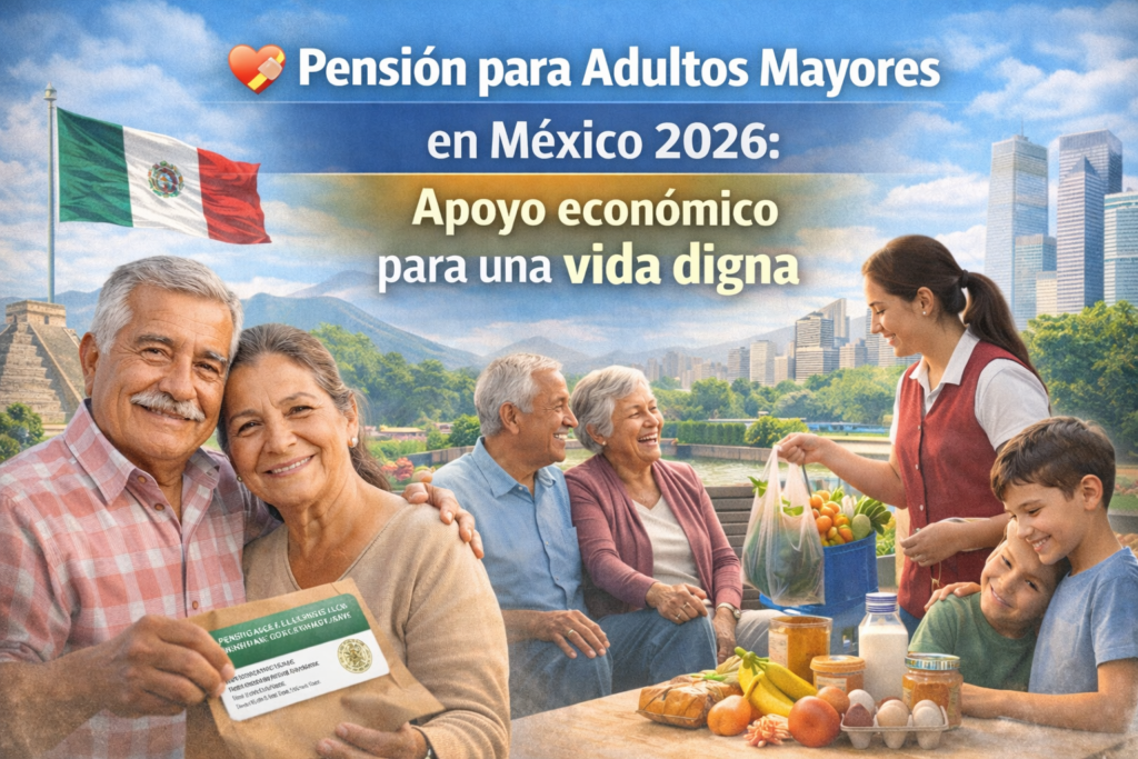 ❤️‍🩹 Pensión para Adultos Mayores en México 2026: Apoyo económico para una vida digna