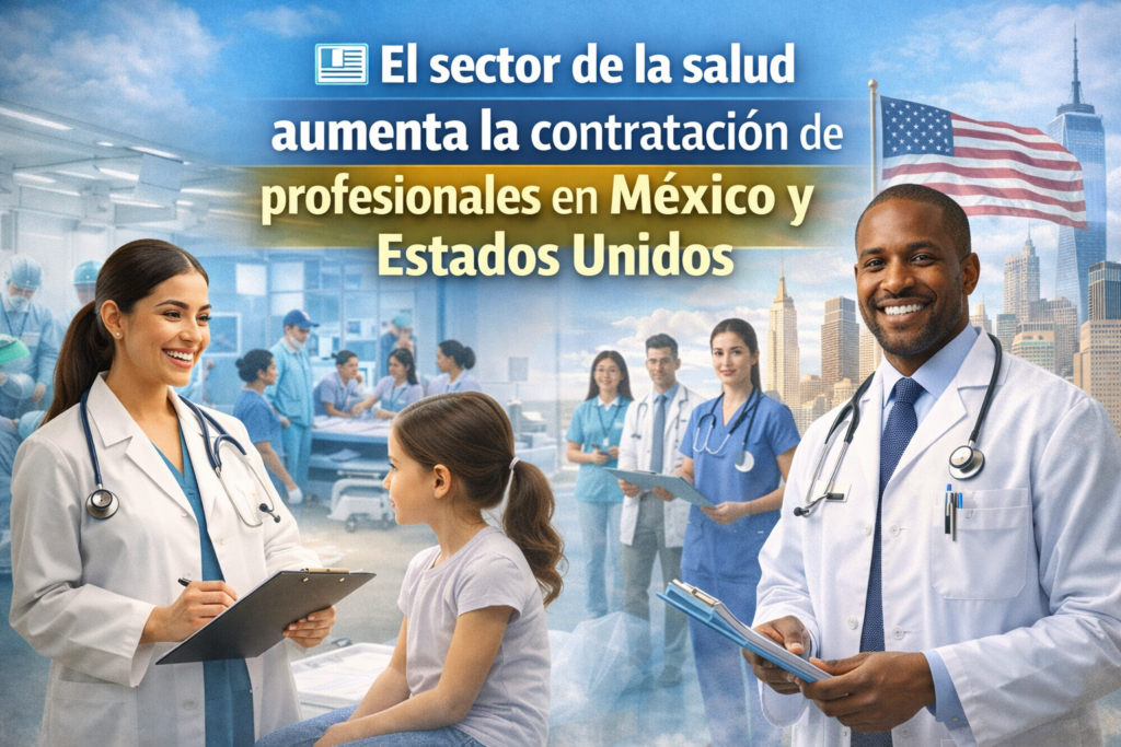 📰 El sector de la salud aumenta la contratación de profesionales en México y Estados Unidos